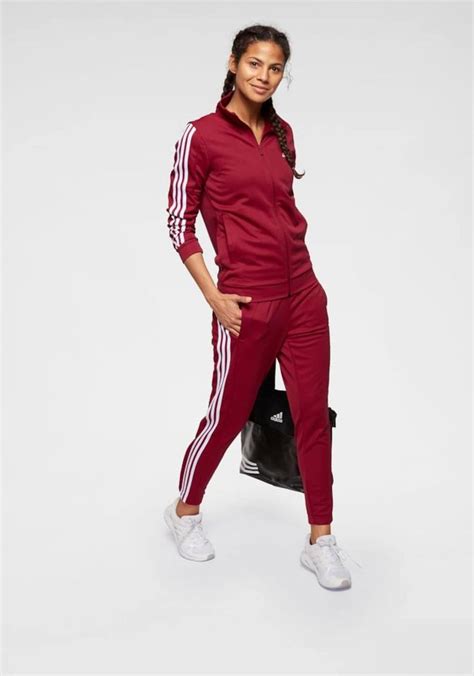 adidas jogginganzug rot damen|Rote adidas Trainingsanzüge & Jogginganzüge online .